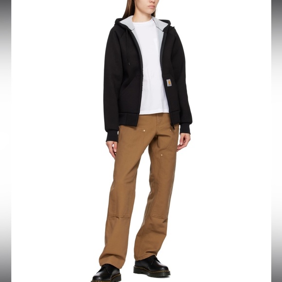 CARHARTT Work In Progress Black Car-Lux Hoodie Jacket - Picture 11 of 11